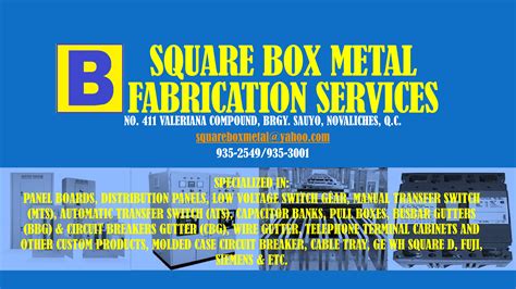 metal fabrication quezon city|quezon city square box.